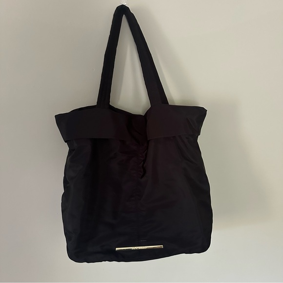 Steve Madden Oversized Black Nylon Commuter Tote - Picture 3 of 10